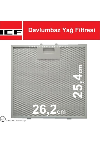 Icf 7260 / 601 Davlumbaz Aspiratör Filtresi Filtre Yt142.2240.01 - 367225585
