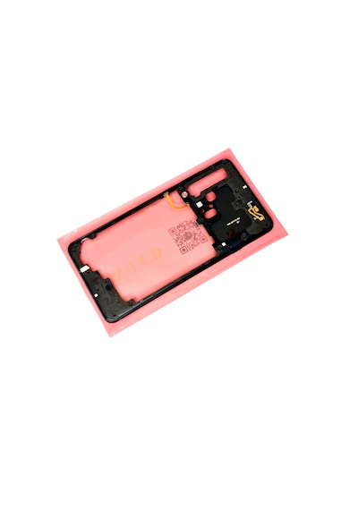 Samsung Galaxy A9 A920 2018 Uyumlu Full Kasa Arka Kapak Batarya Kapağı - Siyah Çok Renkli