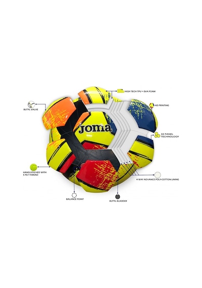 Fuşya Joma Futbol Top Dali Ball 400649.497 Pembe