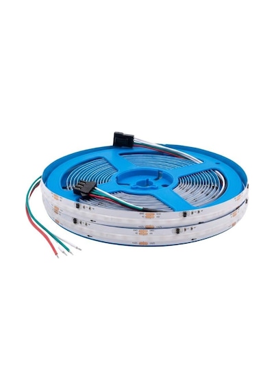 12v 10mm Ws2811 Rgb Pixel Cob Şerit Led 432 Ledli Ip20 5m