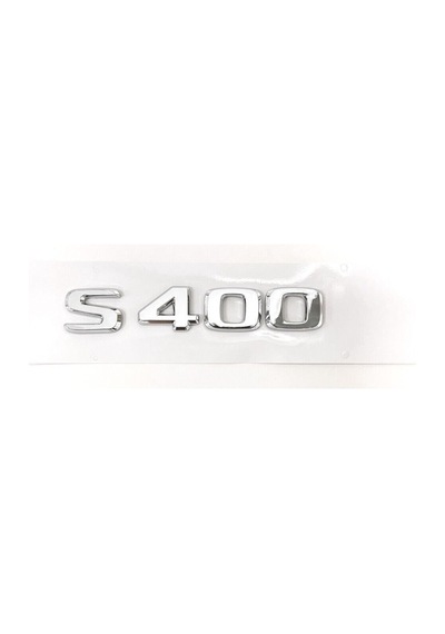 Mercedes Uyumlu S 400 Krom Bagaj Yazısı