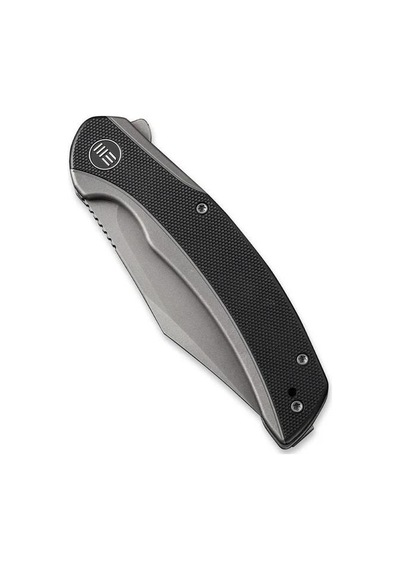 We Knife Snick Titanium Grey G10 Black Kamp Çakı Siyah