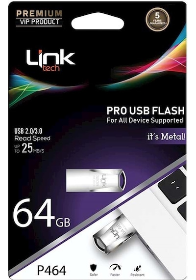 Linktech Pro Premium P464 64 GB Usb 3.0 Flash Bellek