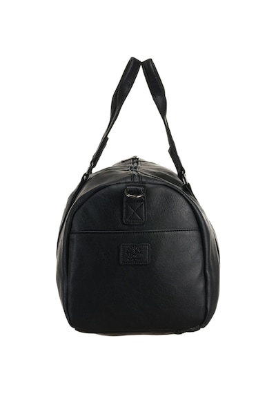 Westpolo Unisex Vegan Deri Seyahat, Spor Çantası - 7039es Siyah