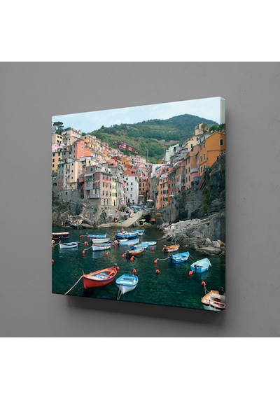 Dünyanın Ünlü Şehirleri Kanvas Tablo 100x100cm
