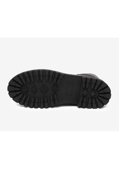 Greyder Erkek Siyah Hakiki Deri Military Bot 5k1ub18870 8011 Sıyah