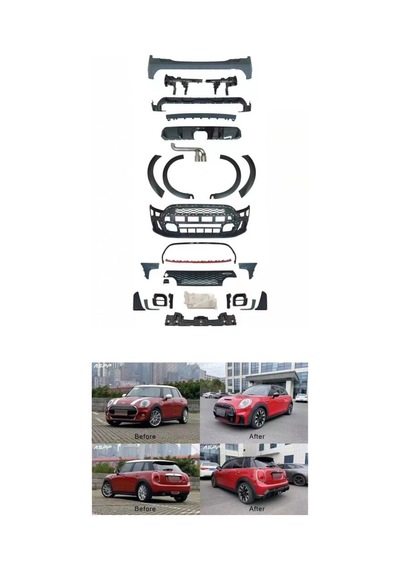 Cooper F55 İçin 4 Kapı Jcw Uyumlu Yedek Parça Body Kit - Makya