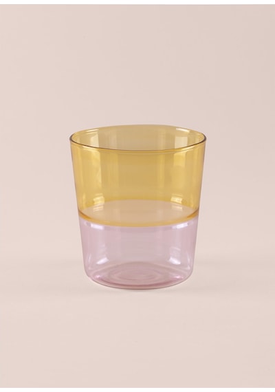 The Mia Rainbow Su Bardağı Sarı 320 Ml Şeffaf
