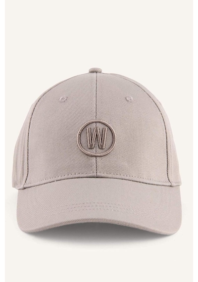 Defacto Erkek Nakışlı Gabardin Cap Şapka G4800ax26smgr150 Gri-gr150