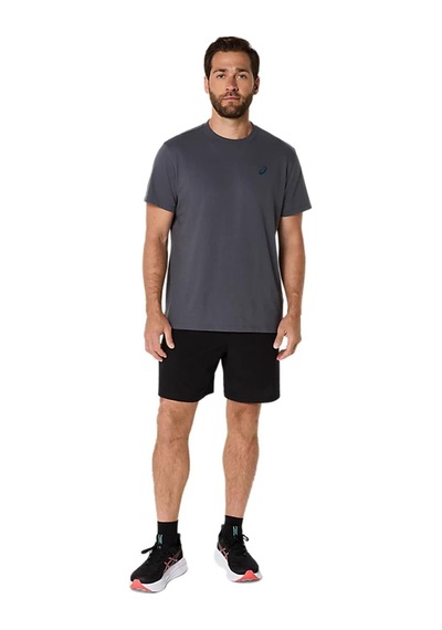 Asics Erkek Tişört Road Graphic Ss Tee 2031f026-021 Antrasit