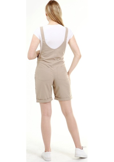 Luvmabelly Myra6201 - Bej Hamile Şort Salopet-bej