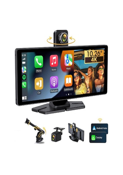 Çift Lens Güvenlik Kameralı Apple Ve Android Carplay