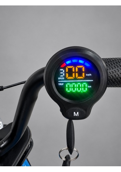 Elektrıklı Mini Chopper 36v 180w 3 Vites 12 Jant 5-9 Yaş Arası Uygundur. Mavi