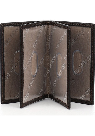 Gönderi(R) Gönderir Kahverengi Gön Hakiki Deri Unisex Kartlık 06205 Kahverengi