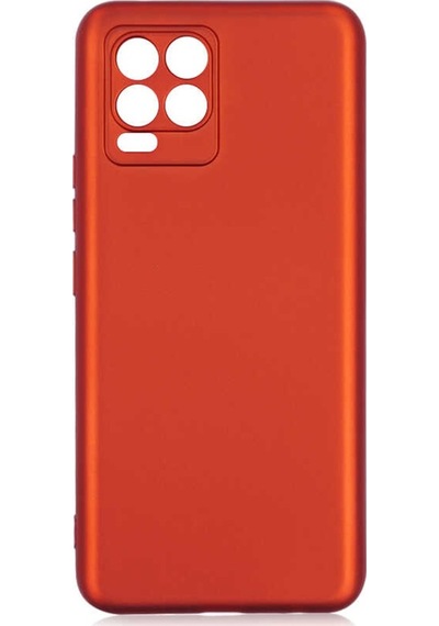 Realme 8 Pro Kılıf Zore Premier Silikon Kapak-Mürdüm