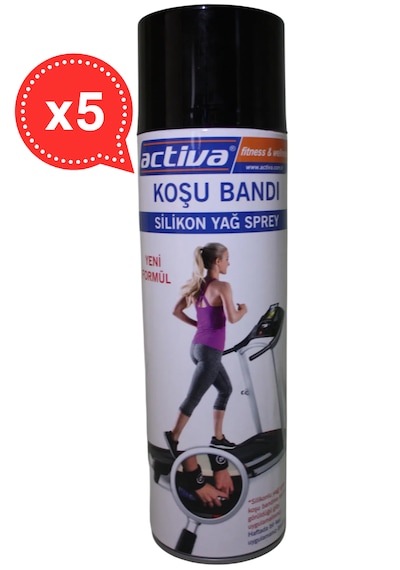 Koşu Bandı Yağı - Silikon Sprey - 500 Ml 5 Adet