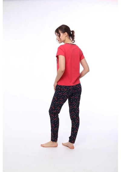 Pijadore 1447 Kadın Kısa Kollu Pijama Takım 001