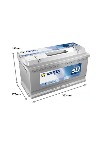 Varta Ana Bayinden H3.12v 100 Ah Amper 830a