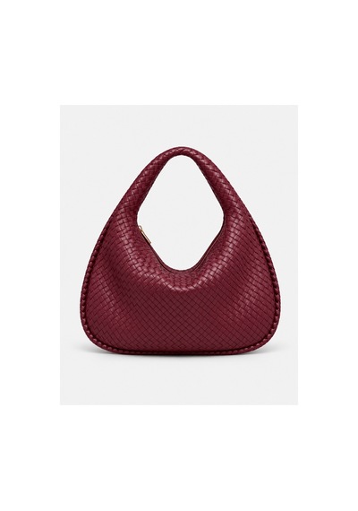 Nura Collection Kadın Yumuşak Form Örgü Hobo Çanta - Bordo - 910227189 Bordo
