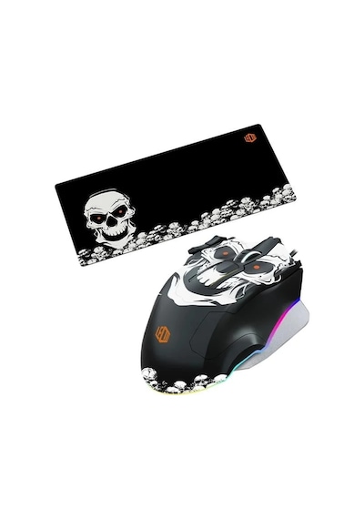 Lecoo Mg1102 8200 Dpı 10 Makro Tuşlu Kablolu Rgb Ledli Gaming Mouse + Mousepad