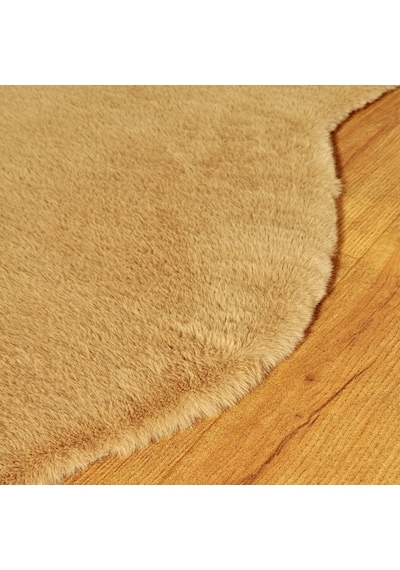 Tappeto Re x  Tavşanı Tek Kafa Post Camel (22 mm Tüy)-60 x 90
