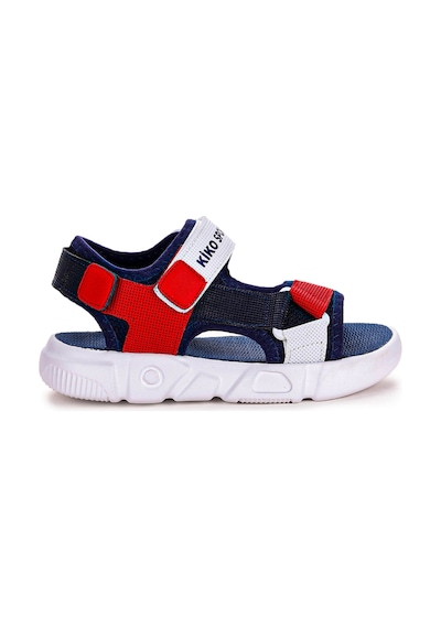 Kiko Kids Cırtlı Yürüyüş Erkek Çocuk Sandalet 2722-27 Lacivert -