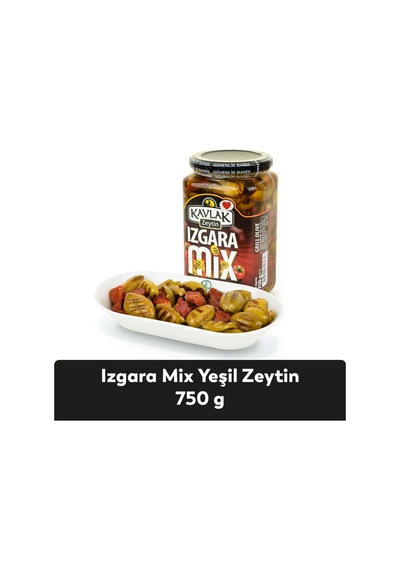 Kavlak Izgara Mix Yeşil Zeytin 750 Gr