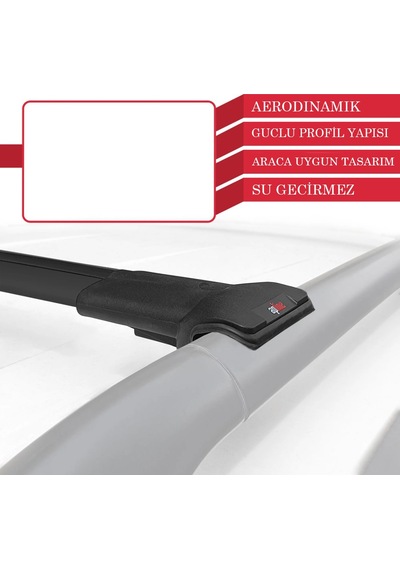 Ara Atkı Tavan Barı Fly Model 138cm Siyah 2 Adet