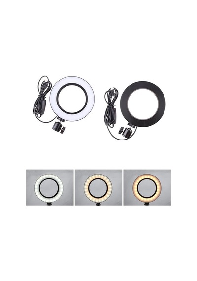 10 İnç Ring Light Led Çekim Işığı Usb Kontrollü Selfie & Makyaj Lambası, Youtuber Tiktok Yayın Işığı,
