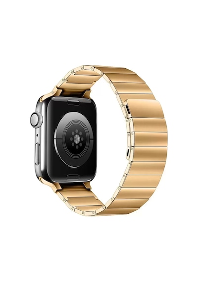 Newface Apple Watch Uyumlu 38mm Kr404 Huks Kordon - Gold