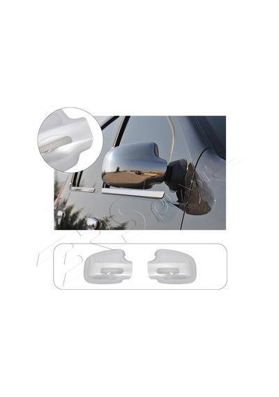 Dacia Sandero Stepway Uyumlu 2012-2020 Ayna Kapağı 2 Parça Abs Krom Kaplama