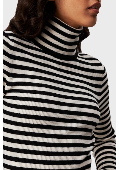 Calvin Klein Kadın Elbise J20j224150 Ybı Beyaz-siyah Beyaz - Siyah