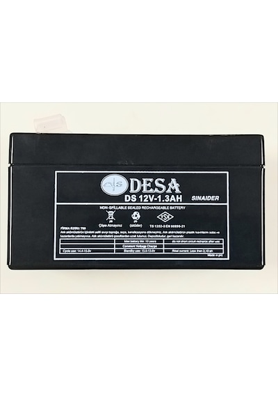 Desa Ds 12V -1.3Ah Bakımsız Kuru Akü