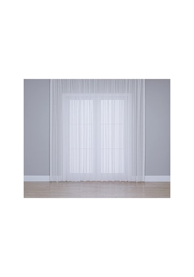 Fabric Folded Keten Optık Beyaz Tül Perde 200 X 170 - Normal Pile 1 X 2.5 Sku: Zeusb0hfggtf3j A Antrasit