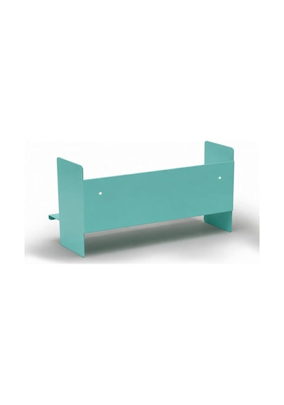 Mavi Metal Duvar Rafı - Masa Üstü Kitaplık Ve Çok Amaçlı Ofis Düzenleyici 21x70 Cm Diğer