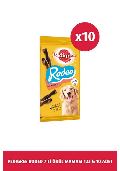 Pedigree Rodeo 7'li Ödül Maması 10 x 123 G