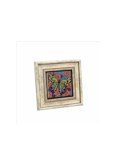 Kelebek Baskılı Taş Tablo 20x20 737