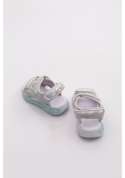Marco Kids 02-26y210 Çocuk Patik Işıklı Sandalet Gümüş