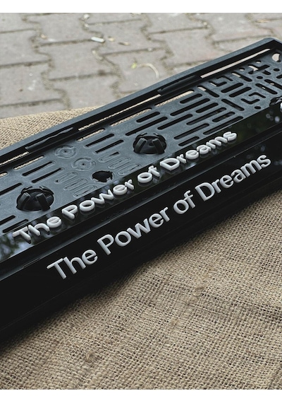 Honda The Power Of Dreams İsim Yazılı Pleksi Plakalık