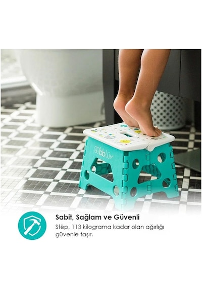 Bblüv Step Katlanabilen Eğitici Basamak Mavi