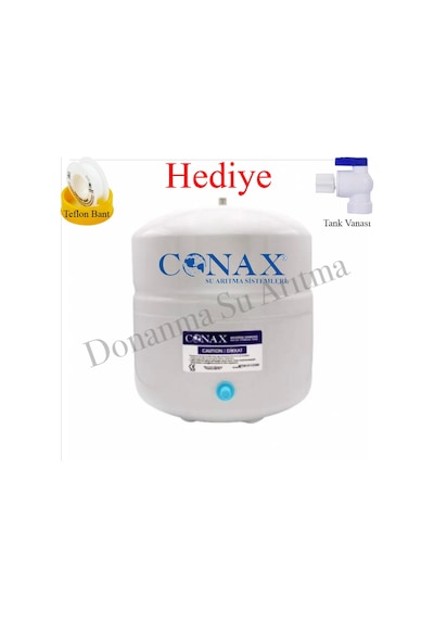 Conax 8 Lt (2.2 Golon) Çelik Su Arıtma Cihazı Tankı 478112305