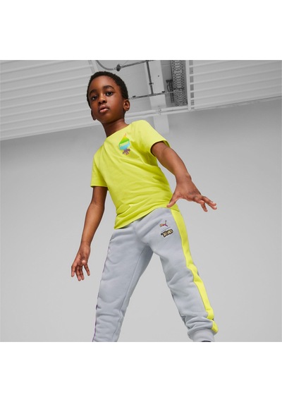 Puma X Trolls T7 Track Unisex Çocuk Eşofman Altı Gri