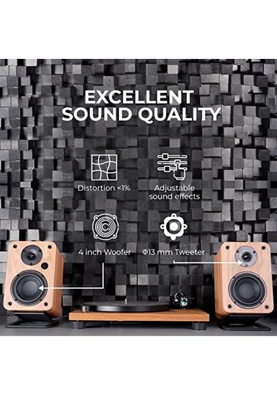 A4 Arc Aktif Hoparlör Siyah Hdmı Arc, Rca, Bluetooth, Optik, Usb, Sub Out