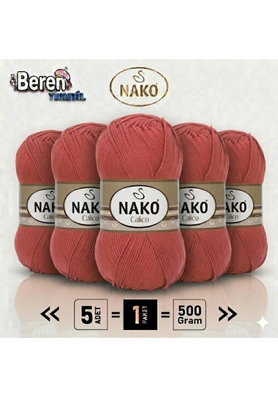 Calico- 12396 Itır Çiçeği- 5'li Paket - 100gr/240m - El Örgü İpi - Amigurimi-hırka- Kazak- Şal-bebek İpi