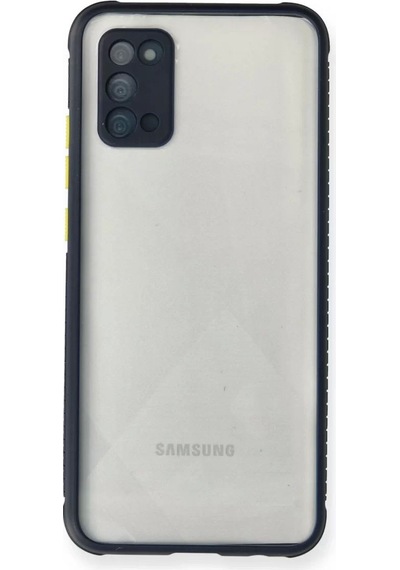 Samsung Galaxy A02s Kılıf Miami Şeffaf Silikon - Lacivert