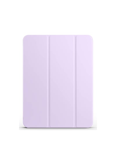 Apple Uyumlu iPad  Pro 11 2025 M5 Mkst Smart Cover Kalem Bölmeli Standlı 1-1 Kılıf - Lila Tablet Kılıfı