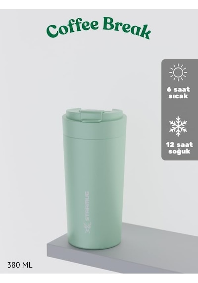 Soothe Serisi 380 Ml Çelik Termos Açık Beyaz