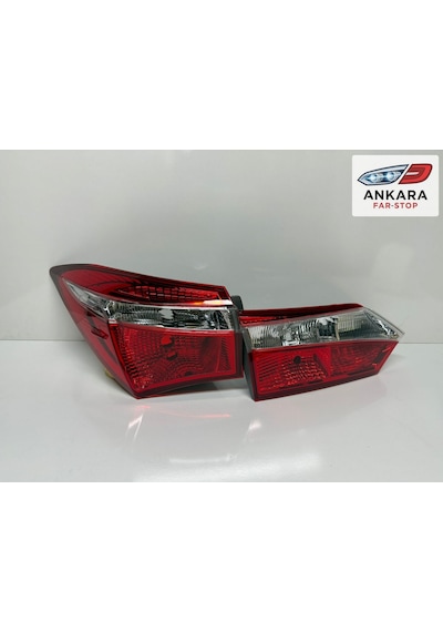 Toyota Corolla 2013 - 2015 Stop Lambası Sol İç Ve Dış Takım 2 Stop