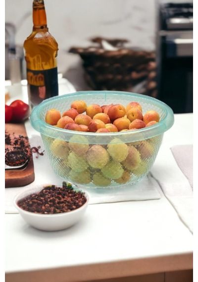 Melkan Home Badya & Bulaşık Leğeni & Hamur & Yoğurt Mayalama Kabı Çok Amaçlı Badya 6 Litre Yeşil Yeşil Diğer