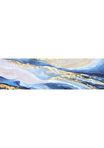 Yağlı Boya Tablo %100 El Yapımı 165x65 CM Yatak Oda Soyut